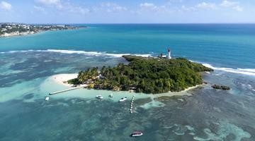 An Island in the water