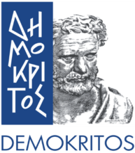 A visual of Demokritos in blue
