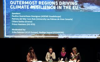 Pauline Guérécheau-Desvignes, representing Guadeloupe speaks in a Session during EURESFO 2026